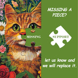 Gartenkatze Puzzles 1000 Stücke