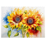 Blühende Sonnenblumen Puzzle 1000 Stücke