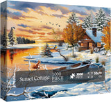 Sumset Cottage Jigsaw Puzzle 1000 Stücke