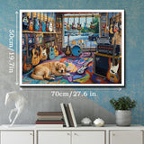 Chill Music Room Jigsaw Puzzle 1000 Pieces