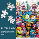 Puzzle de puzzle monstre 1000 pièces