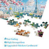 Breakfast in Paris Jigsaw Puzzle 1000 Pieces