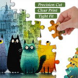 Chromatic Cats Jigsaw Puzzle 1000 Pieces