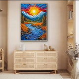 Dreamy Mountains Flüsse Jigsaw Puzzle 1000 Stücke