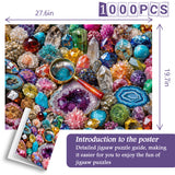 Gemstone Kaleidoscope Jigsaw Puzzle 1000 Piece