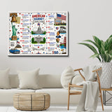 American Historical Timeline Jigsaw Puzzle 1000 Piece