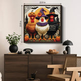 Spooky Halloween Chickens Jigsaw Puzzle 1000 Piece