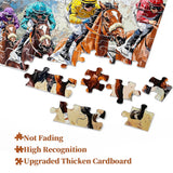 Race Horses Art Jigsaw Puzzle 1000 Piece