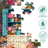 Floral Cabinet Rhythm Jigsaw Puzzle 1000 Pieces
