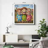 Happy Farm Friends Jigsaw Puzzle 1000 Pieces