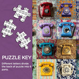 Telefoni vintage puzzle puzzle 1000 pezzi