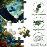 Eagle Plumes Pages Jigsaw Puzzle 1000 Pieces