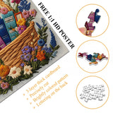 Libri floreali Basket puzzle puzzle 1000 pezzi