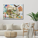 American Landmarks Journey Jigsaw Puzzle 1000 Pieces