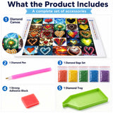 Love's Kaleidoscope Diamond Painting Kit
