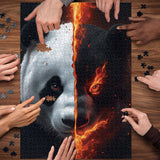 Rock Art Panda Puzzles 1000 pièces