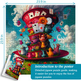 Psychedelic Rasing Jigsaw Puzzle 1000 Stücke
