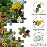 Vibrant Countryside Jigsaw Puzzle 1000 Pieces