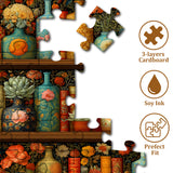 Blooming Bookshelf Jigsaw Puzzle 1000 Pieces