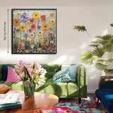Wildflower Glass Art Jigsaw Puzzle 1000 Pieces