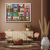 World Through Windows Jigsaw Puzzle 1000 Pieces
