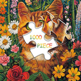Gartenkatze Puzzles 1000 Stücke
