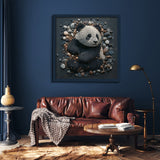 Rock Art Panda Jigsaw Puzzles 1000 piezas
