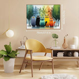 Chromatic Cats Jigsaw Puzzle 1000 Pieces