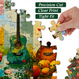 Four Seasons Guitar Jigsaw Puzzle 1000 Pieces