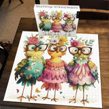 Puzzle de puzzle de poulet ensoleillé 1000 pièces