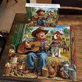 Cowboy Strums Jigsaw Puzzle 1000 Piece