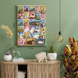 Alphabet Cats Jigsaw Puzzle 1000 Piece