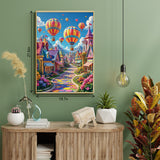 Rainbow Town Jigsaw Puzzle 1000 Piece