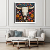 Wildflower Skull Jigsaw Puzzle 1000 Pieces