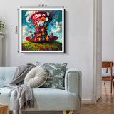 Psychedelic Rasing Jigsaw Puzzle 1000 Stücke
