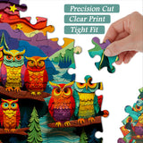 Colorful Owls Jigsaw Puzzle 1000 Pieces