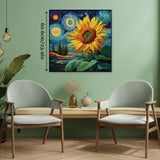 Starry Sunflower Jigsaw Puzzle 1000 Pieces