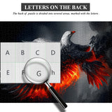 Crimson Flame Eagle Jigsaw Puzzle 1000 Pieces