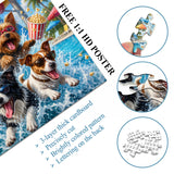 Cute Pet Pool Party Jigsaw Puzzle 1000 Pieces