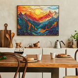 Vibrant Mountains Jigsaw Puzzle 1000 Pieces