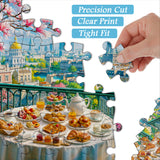 Breakfast in Paris Jigsaw Puzzle 1000 Pieces