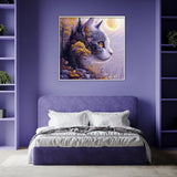 Moonlit Cat Jigsaw Puzzle 1000 Pieces