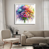 Umbrella Blooms Jigsaw Puzzle 1000 Pieces