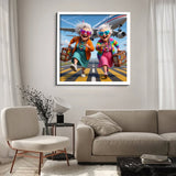 Wanderlust Grannies Jigsaw Puzzle 1000 Pieces