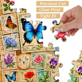 Butterfly Postage Jigsaw Puzzle 1000 Piece