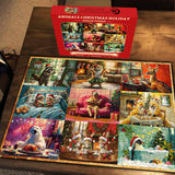 Tier Weihnachtsferien Jigsaw Puzzle 1000 Stücke