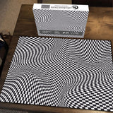 Puzzle puzzle a scacchi in bianco e nero 1000 pezzi