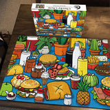 Puzzle de puzzle à chow effronté 1000 pièces
