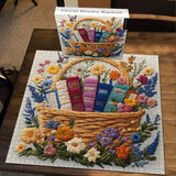 Libri floreali Basket puzzle puzzle 1000 pezzi
