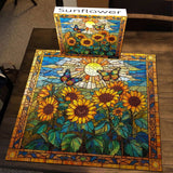 Punti di girasoli in vetro colorato 1000 pezzi